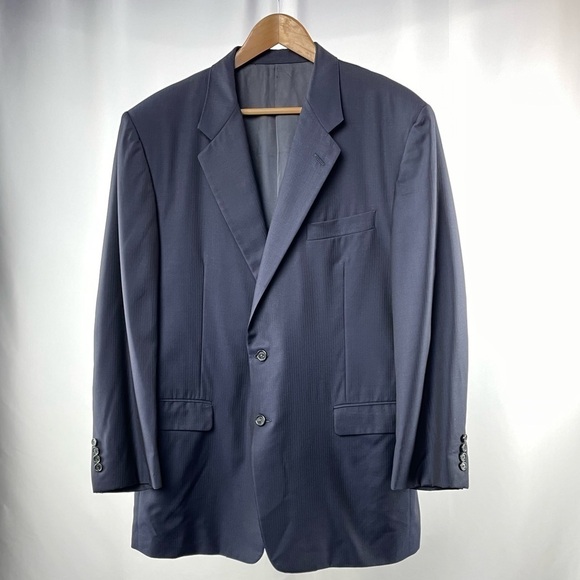 Hickey Freeman Loro Piana Tasmanian Super 120's Blazer in Navy